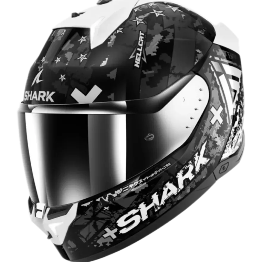 Shark Skwal i3 Hellcat Black Chrom Silver KUS