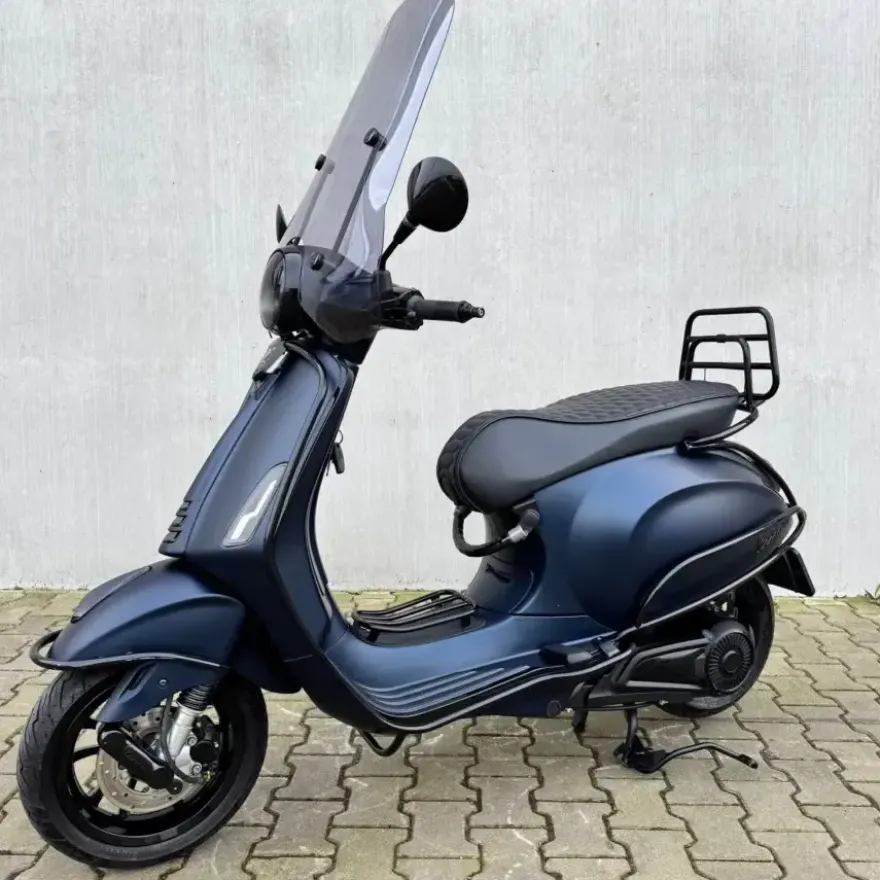 SOLD Vespa Primavera Custom Opaco Dark Blue DXF-03-R