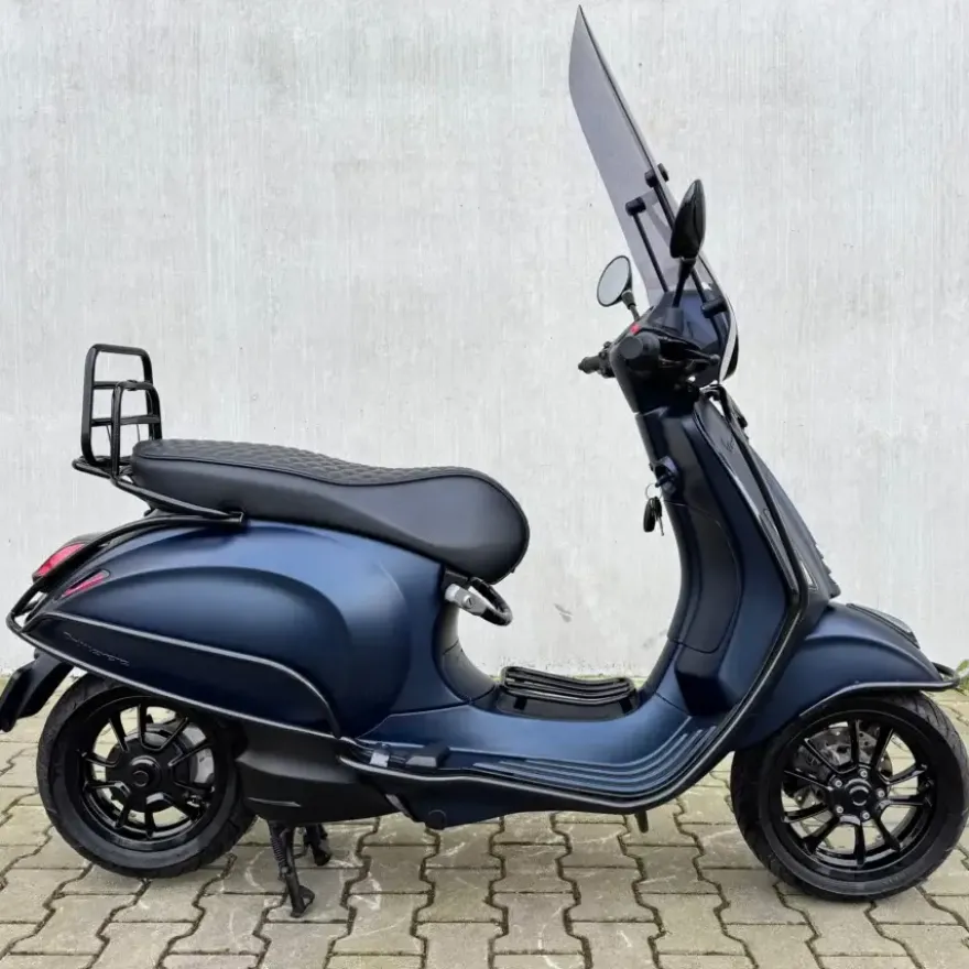 SOLD Vespa Primavera Custom Opaco Dark Blue DXF-03-R