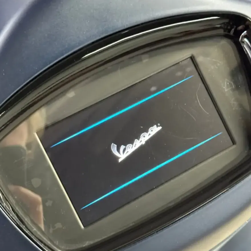 SOLD Vespa Primavera Custom Opaco Dark Blue DXF-03-R
