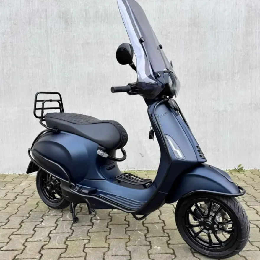 SOLD Vespa Primavera Custom Opaco Dark Blue DXF-03-R