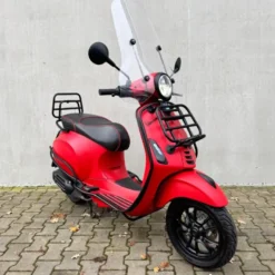 SOLD Vespa Primavera Mat Rood DRN-12-L