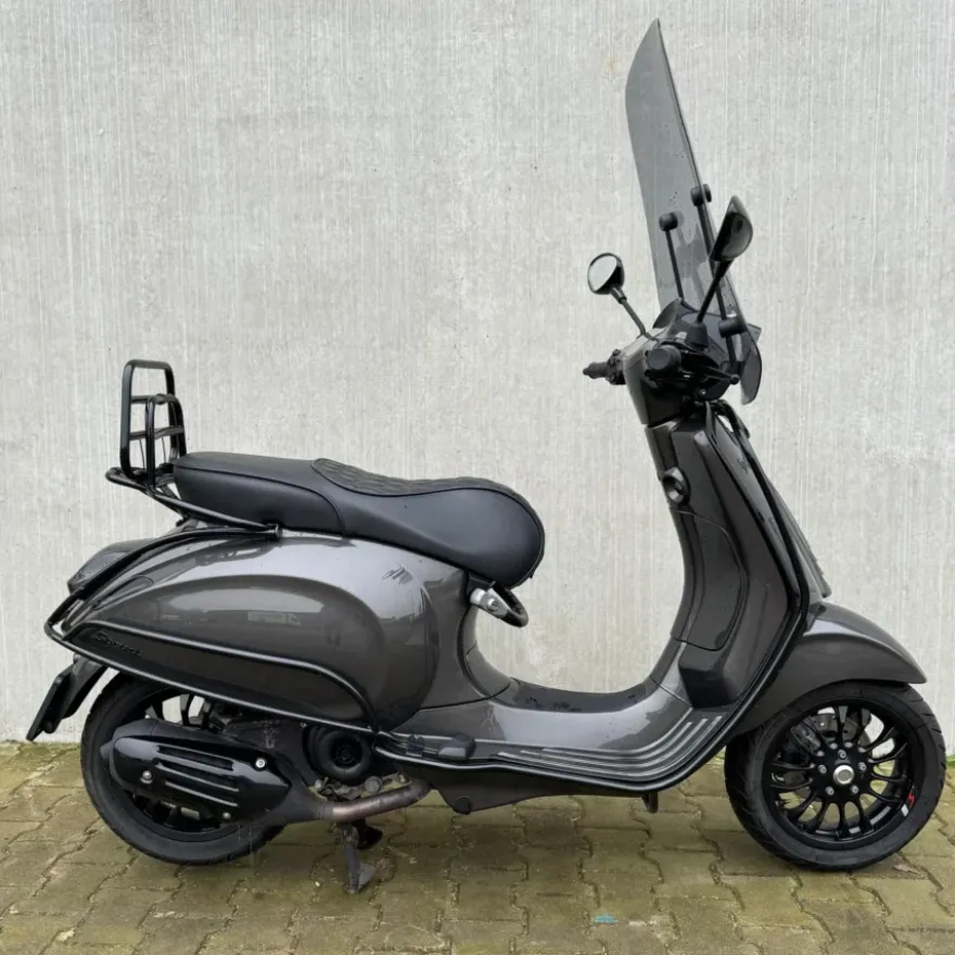 SOLD Vespa Sprint Custom Agaat Grijs FJB-08-P